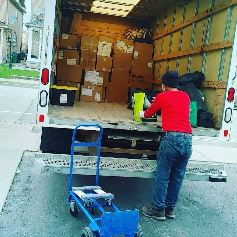 Professional movers handling a move with care